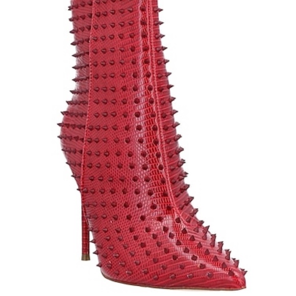 Steve Madden Via-S Red Booties - Picture 2 of 12